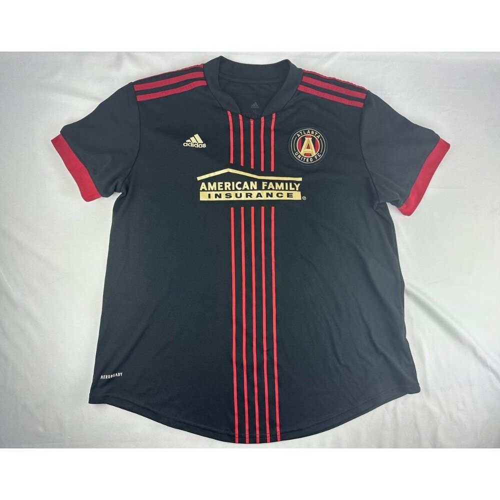 Adidas Atlanta United FC 2021 Soccer Jersey Prime Green Black & Red Men's XL